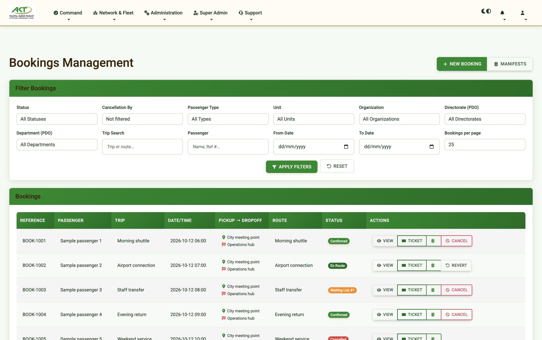 AlKhatma Booking — Booking follow-up